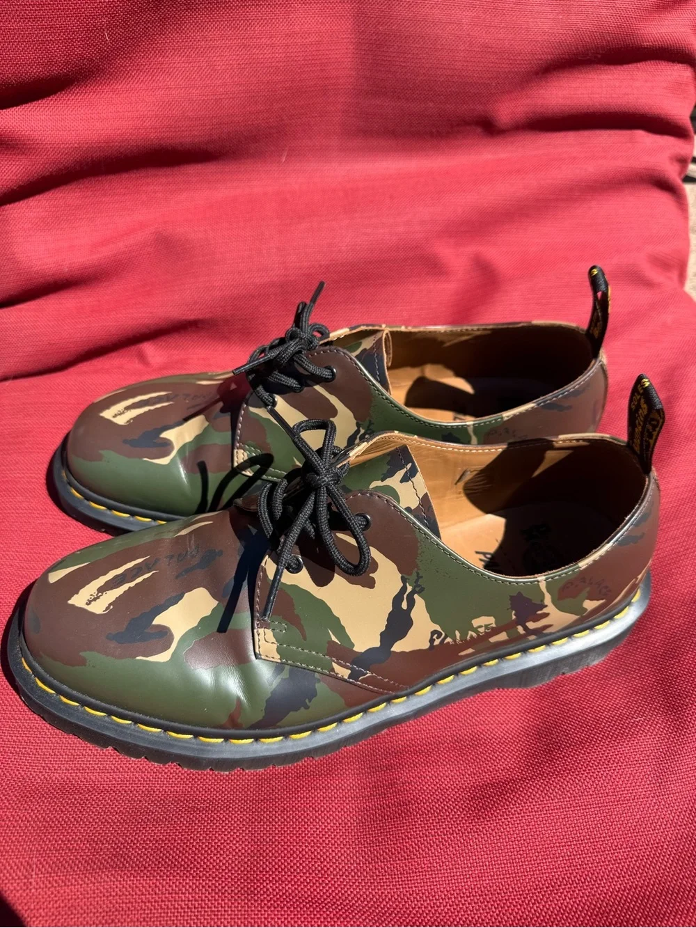 Dr. Martens x Palace 1461 Camo Shoes Size 12